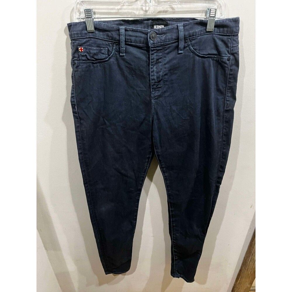 Hudson Jeans Women's Size 30 Black Skinny High Rise Denim Everyday Wear Casual